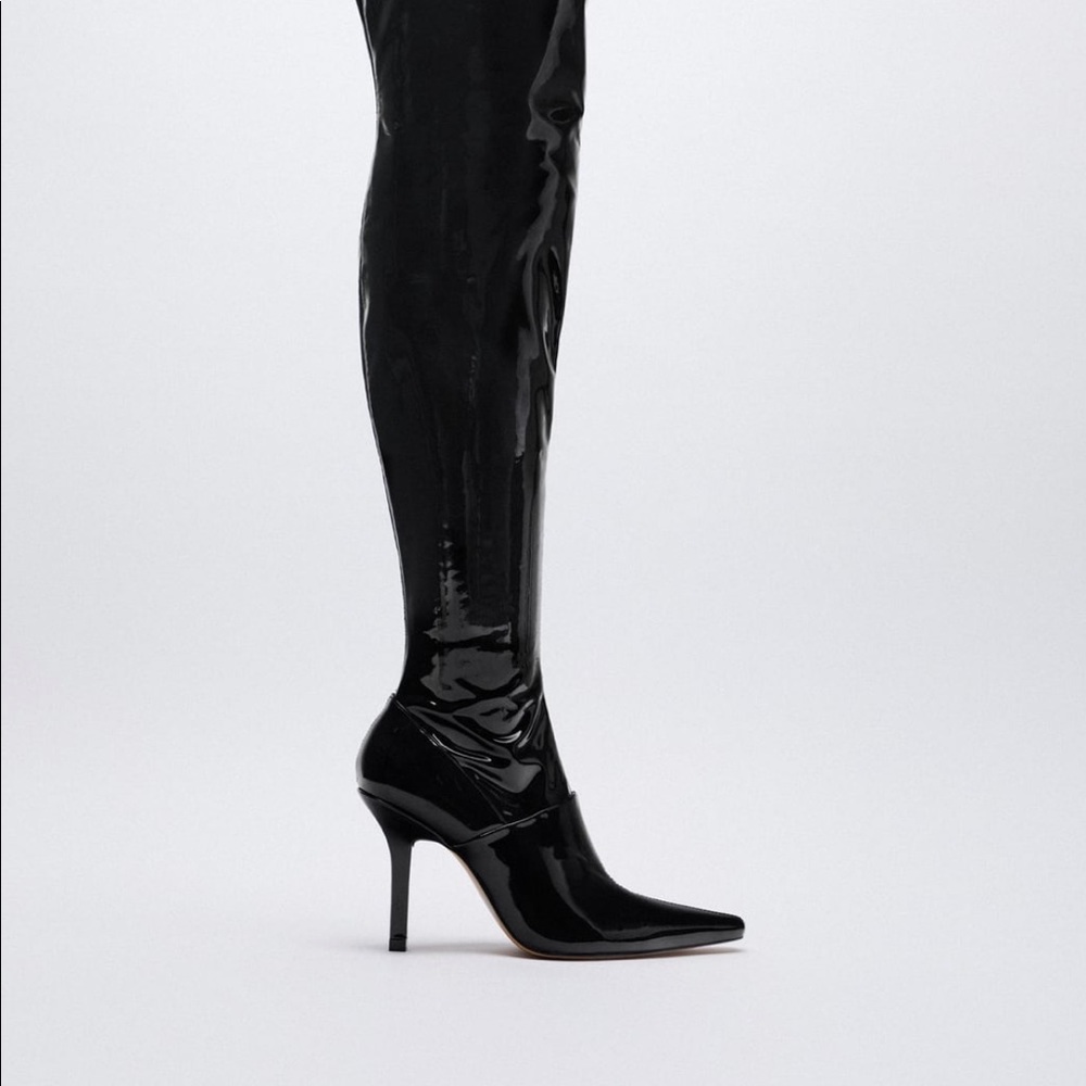 Brand new Zara thigh high boots